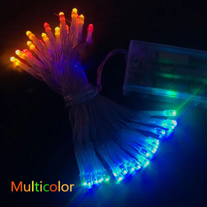 3M 6M 10M LED String Lights 3*AA Battery Operated Waterproof Fairy LED Christmas Lights For Holiday Party Wedding Decoration