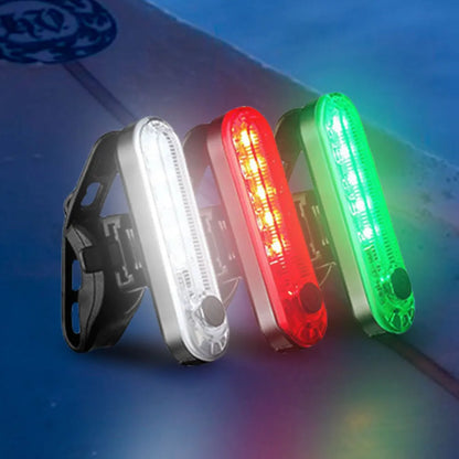 LED Boat Navigation Light USB Charging Sailing Signal Lamp 4 Mode Waterproof Safety Warning Light for Marine Yacht Kayak Boat