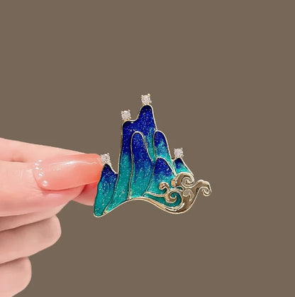 New Fashion Angel Wing Brooches Lady Elegant Exquisite Magpie Versatile Brooch Pins Best Party Gift Jewelry