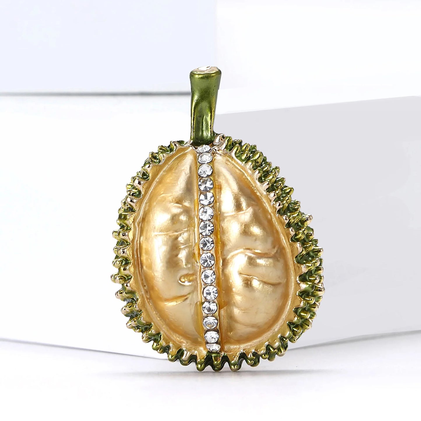 Elegant and Beautiful Watermelon Apple Durian Mulberry Fruit Design Brooch Pin for Men and Women Clothing Accessories