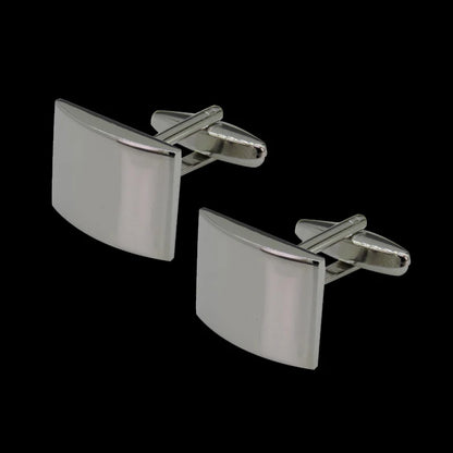 New Arrive Shirt Cufflinks Men steel Laser Engraving Cuff Links For Wedding Party Fashion Simple Men Sleeve Shirt Cufflinks