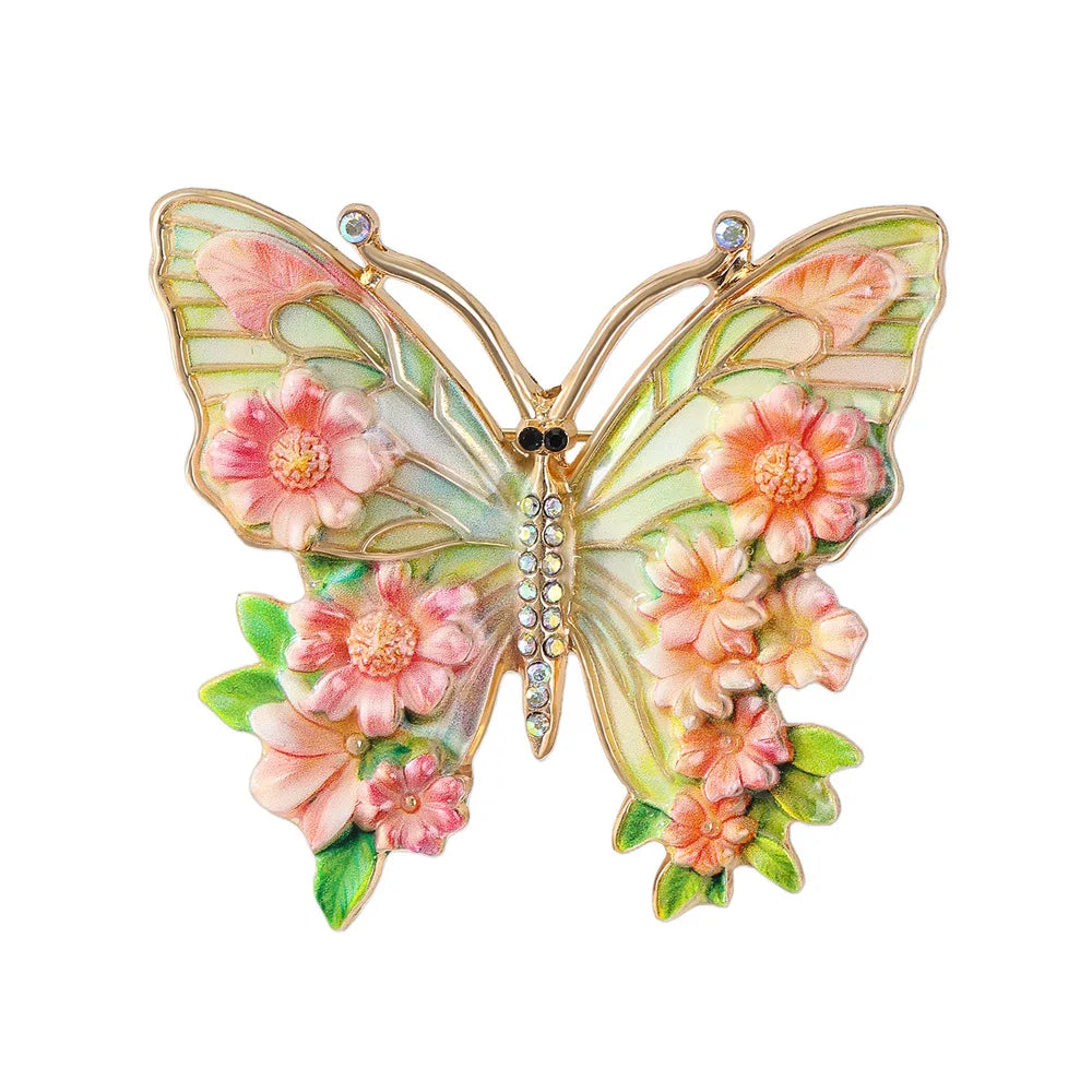 Different Styles Fashion Butterfly Brooch Animal Badge Pin Jewerly for Party Wedding