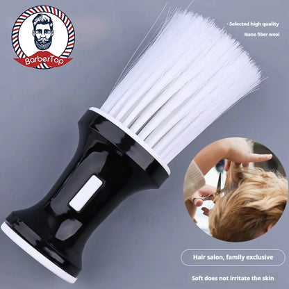 Ring Neck Duster Barber Remove Loose Hair Brush Hair Cutting Brush Soft Hair Cleaning Brush Hairdressing Tools