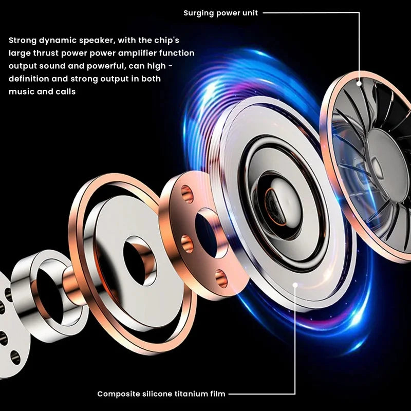 Lenovo OWS Headphones Bone Conduction Earphone Open Ear Sports Bluetooth Headphones Wireless Earbuds With Noise Cancellation