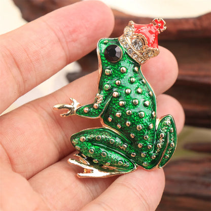 Baroque Luxury Frog Collection: Brooches and Pins for Men and Women, Jewelry, Fashion Accessories, and Party Gifts