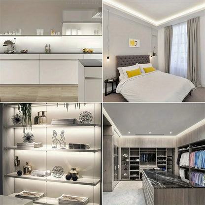 3AA Battery Box COB LED Strip Lights, 5V Flexible COB Strip Light, Flexible Ribbon Diode Tape for Party, Bedroom, Kitchen
