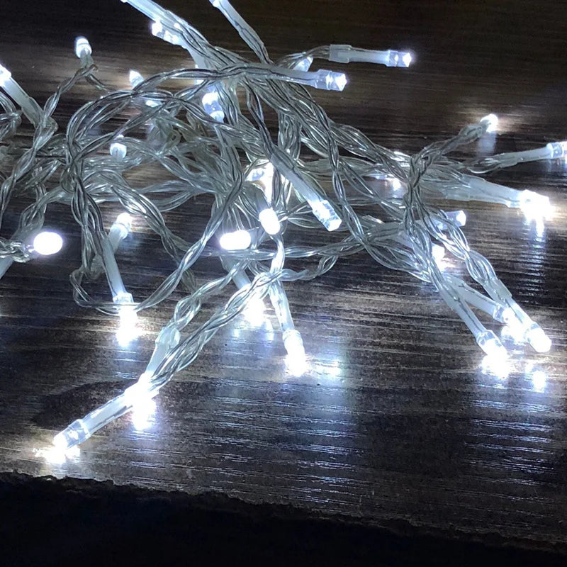 3M 6M 10M LED String Lights 3*AA Battery Operated Waterproof Fairy LED Christmas Lights For Holiday Party Wedding Decoration