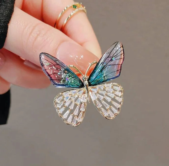 New Fashion Angel Wing Brooches Lady Elegant Exquisite Magpie Versatile Brooch Pins Best Party Gift Jewelry
