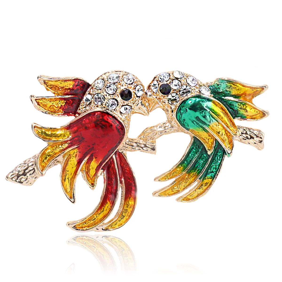 Luxury Bird Brooch, Korean Style Personalized Exquisite Chest Flower, Clothing Backpack Jewelry Accessories, Party Birthday Gift