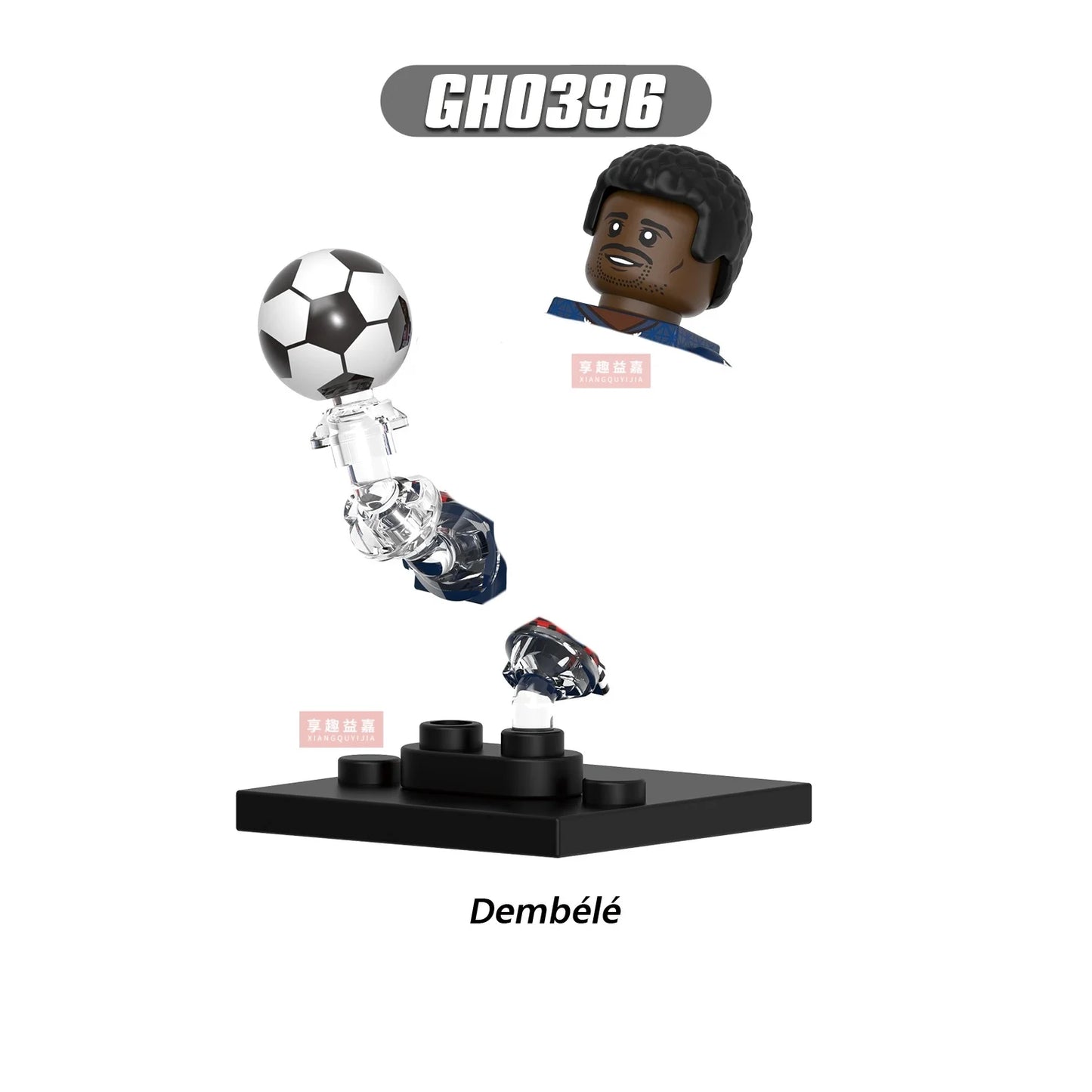 2026 NEW World Famous Football Players Figurine Messi Ronaldo Neymar Lewandowski Mini Action Building Block Model Toy Kids Gifts