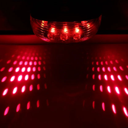 Bicycle Bike LED Lights Waterproof Cycling Taillight Safety Warning Taillight MTB Bike Rear Tail Lights 2 Lasers 5 LED