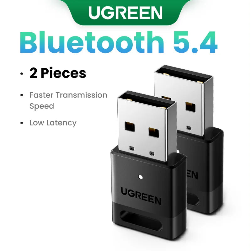 UGREEN USB Bluetooth for PC Bluetooth 5.4 for Bluetooth Keyboard/Mouse/Speakers