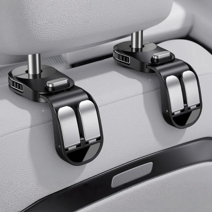 Car Seat Back Hook foldable Headrest Hidden Mount Auto Vehicle Back Seat Organizer Car Accessories Hanging Hooks Storage Hanger