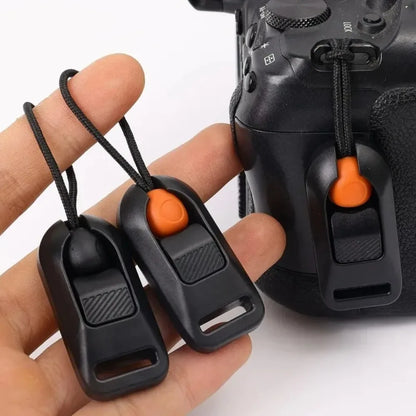 Quick Release Connector Set Anti Lost Lanyard for Sony Canon Nikon SLR Cameras Universal Fit Secure Camera Strap Accessories