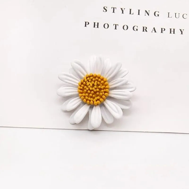 Multicolor Cute Daisy Flower Brooch Plant Sunflower Set Lapel Pin Enamel Pin Coat Collar Brooch Ladies Girls Men's Jewelry Gift
