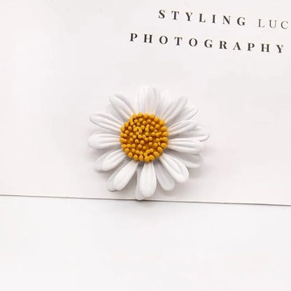 Multicolor Cute Daisy Flower Brooch Plant Sunflower Set Lapel Pin Enamel Pin Coat Collar Brooch Ladies Girls Men's Jewelry Gift