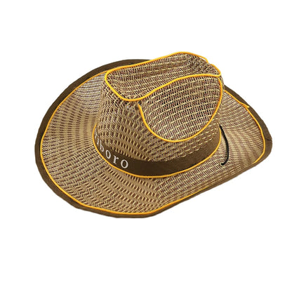 LED Glowing Cowgirl boy Hat Neon Luminous Bride Hat For Holiday Light Up Supplies Fluorescent Party Props Bachelorette Party Hat