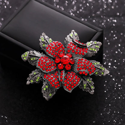 Baroque Thorned Rose Brooch Luxury Elegant Jewelry for Couples Wedding Party Gift Accessories Men Women