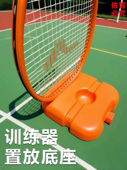 Professional Tennis Training Aids Base With Elastic Rope Ball and placed Tennis Racket base Tennis Trainer Tennis Practice Tool