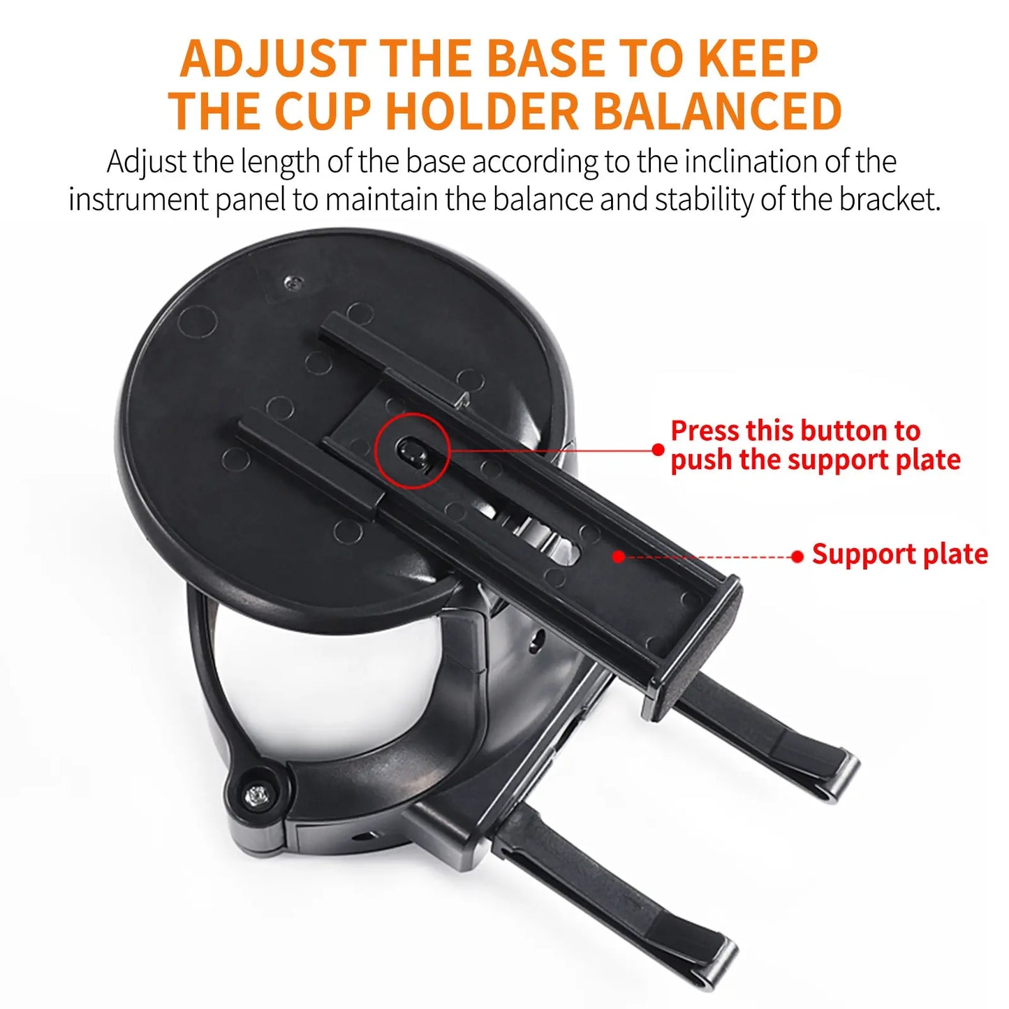 Car Cup Holder for Air Vent - Universal Auto Drink Rack Stand for Water Bottles & Ashtray