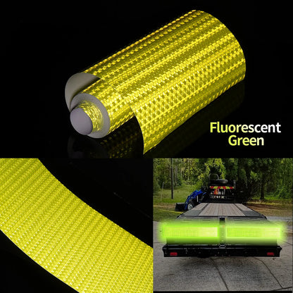 Reflective Safety Mark Tape Stickers Self Adhesive Warning Film for Car Motorcycle Auto Styling
