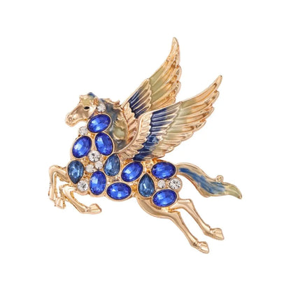 SKEDS Zodiac Horse Year Series Brooch High-End Luxury Chinese Style 2026 Birth Year Accessory Exquisite Animal Pin Gift