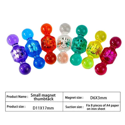 5pcs Magnet Pushpin Office Pushpin Strong Neodymium Magnet Cone Magnet Super Magnet Refrigerator Sticker Magnetic Pushpin