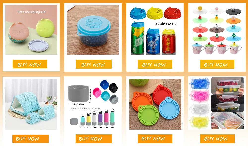 3 In 1 Reusable Food Storage Keep Fresh Tin Cover Cans Cap Pet Can Box Cover Silicone Can Lid Hot Kitchen Supply Mould Proof Hot