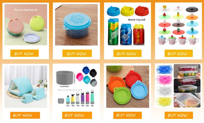 3 In 1 Reusable Food Storage Keep Fresh Tin Cover Cans Cap Pet Can Box Cover Silicone Can Lid Hot Kitchen Supply Mould Proof Hot