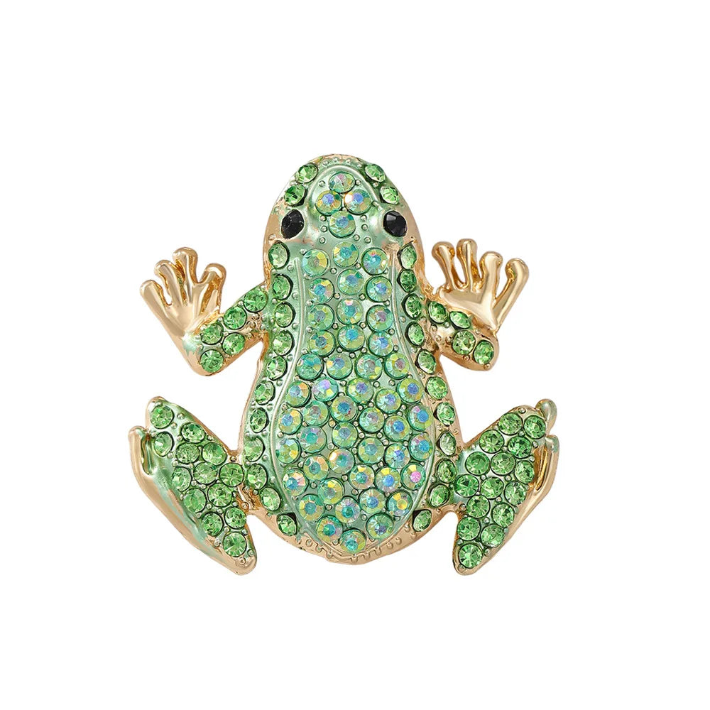 Baroque Luxury Frog Collection: Brooches and Pins for Men and Women, Jewelry, Fashion Accessories, and Party Gifts