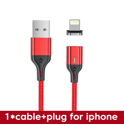 AUFU Magnetic Charge Cable Fast Charging USB Type C Cable for Samsung Xiaomi iPhone Magnet Micro USB Data Quick Charging Wire