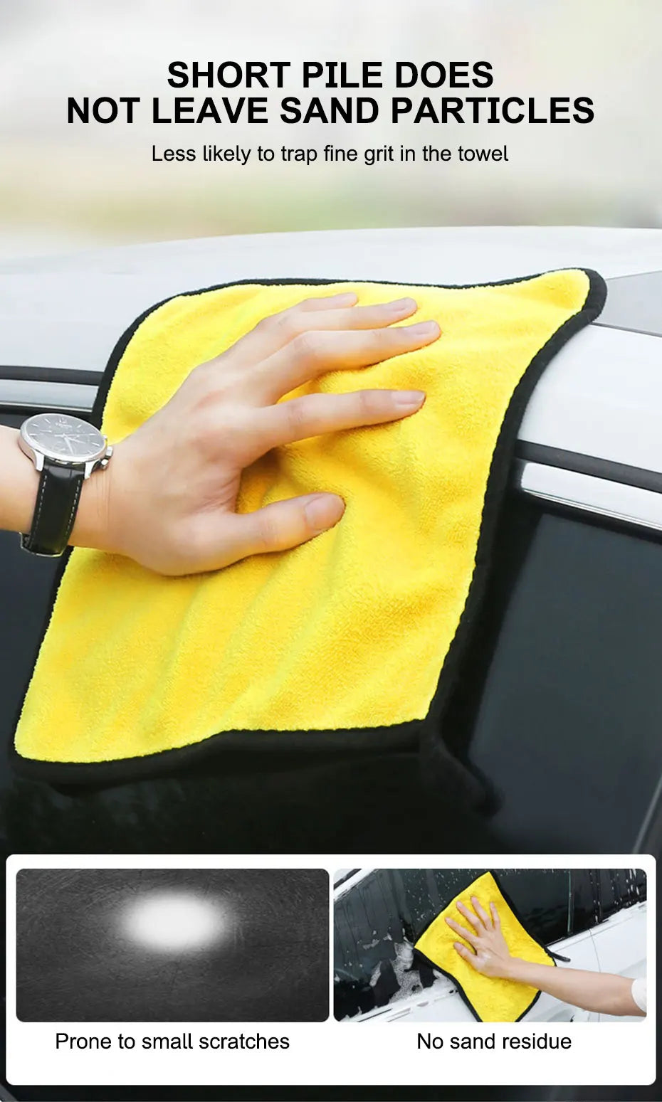 High-end Microfiber Towel Car Wash Towel Detailing Cleaning Cloth Car Wash Drying Towel Car Absorbent Cleaning Products