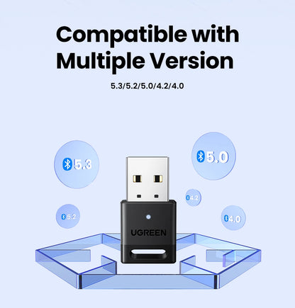 UGREEN USB Bluetooth for PC Bluetooth 5.4 for Bluetooth Keyboard/Mouse/Speakers