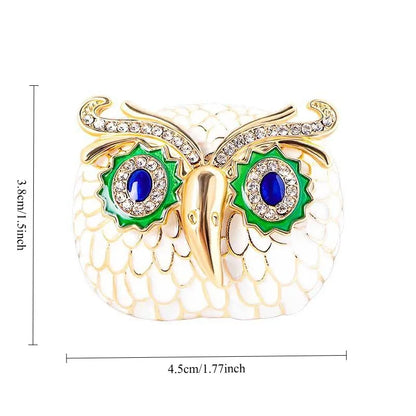 Baroque Luxury Beautiful Owl Animal Design Brooch for Men and Women, Jewelry Accessories, WeddingHolidayPartyCoupleSurprise Gift