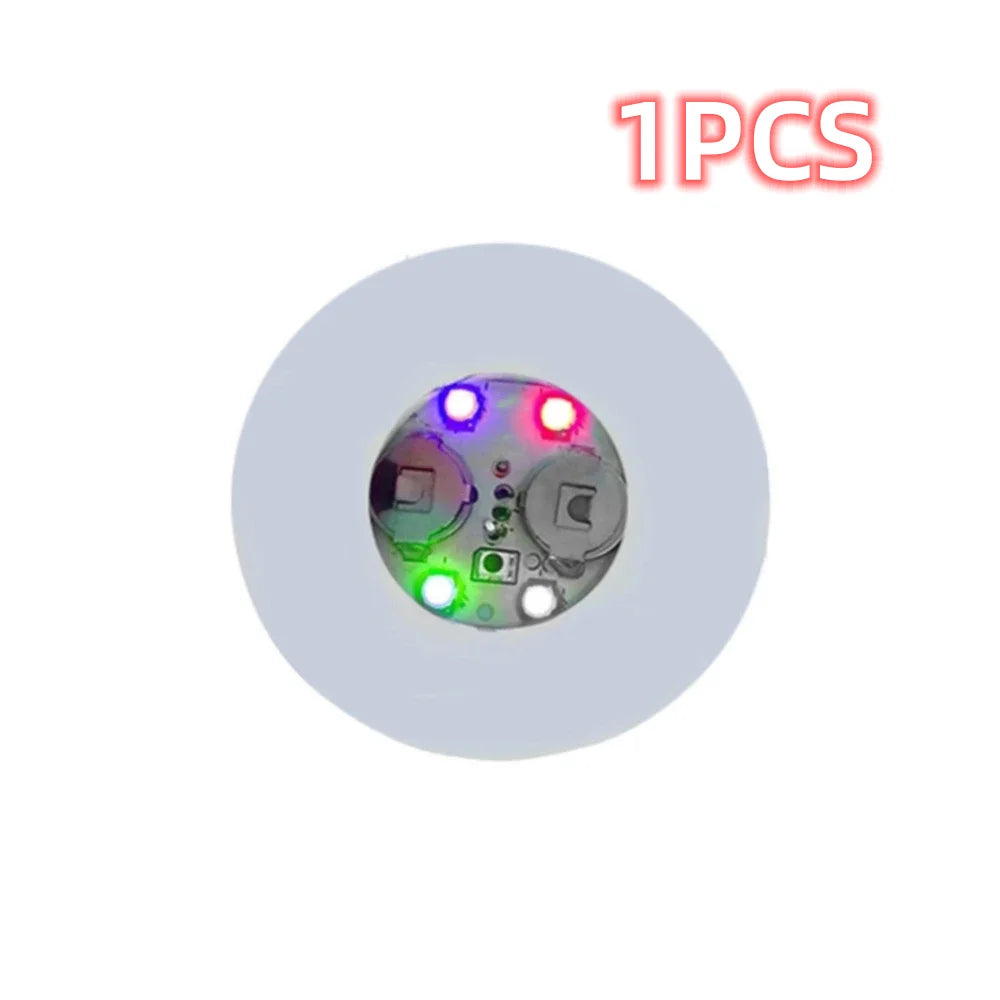 1/10/50pcs Luminous Coaster LED Bar Drinks Cup Pad Wine Liquor Bottles Coaster Atmosphere Light Cup Sticker Light-emitting Prop