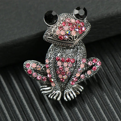 Baroque Luxury Frog Collection: Brooches and Pins for Men and Women, Jewelry, Fashion Accessories, and Party Gifts