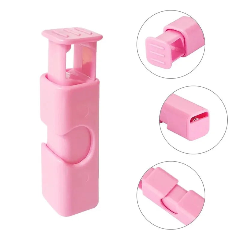 2pcs Food Sealing Bag Clip Reusable Fresh Food Storage Tools Plastic Sealer Clamp Snack Bread Seal Bag Home Kitchen Storage Clips