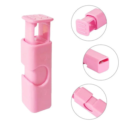 2pcs Food Sealing Bag Clip Reusable Fresh Food Storage Tools Plastic Sealer Clamp Snack Bread Seal Bag Home Kitchen Storage Clips