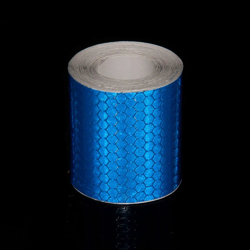 5cm*3M Reflective Car Stickers Outdoor Waterproof Warning Tapes White Red Fluorescent Yellow Reflectors Safety Strip For Bicycle