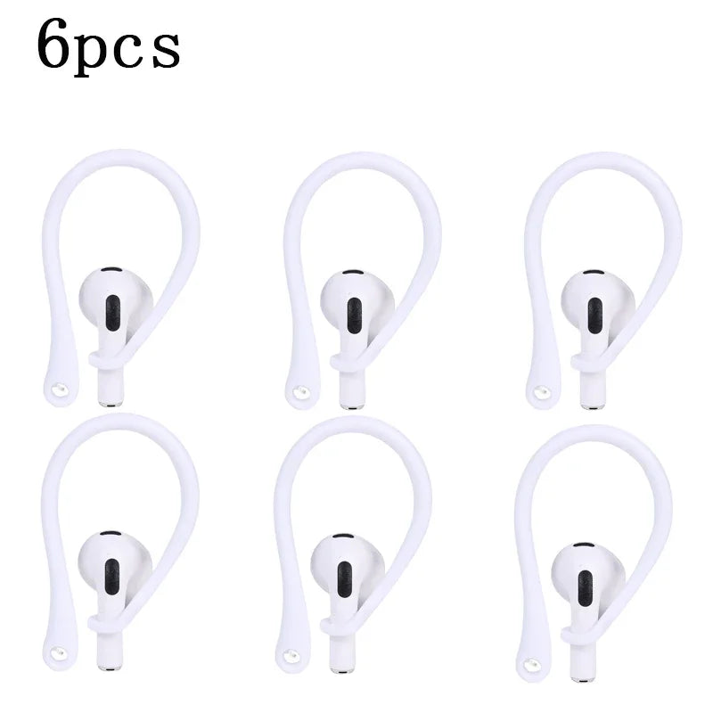 1/3/5/6Pairs Silicone Ear Hooks for Apple AirPods Pro Accessories Anti-fall Bluetooth Earphone Holder for AirPods 3 Earhooks