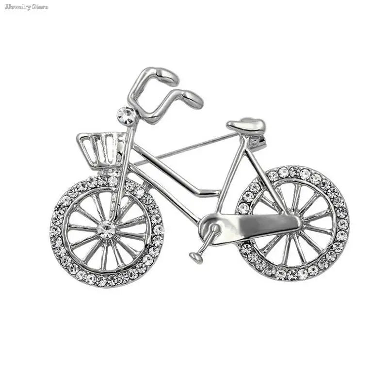 Fashion Bicycle Shape Brooch Men Women Leisure Cycling Sports Gift Cyclists Badges Sports Lapel Pins Biking Jewelry Biker Gift