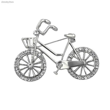 Fashion Bicycle Shape Brooch Men Women Leisure Cycling Sports Gift Cyclists Badges Sports Lapel Pins Biking Jewelry Biker Gift