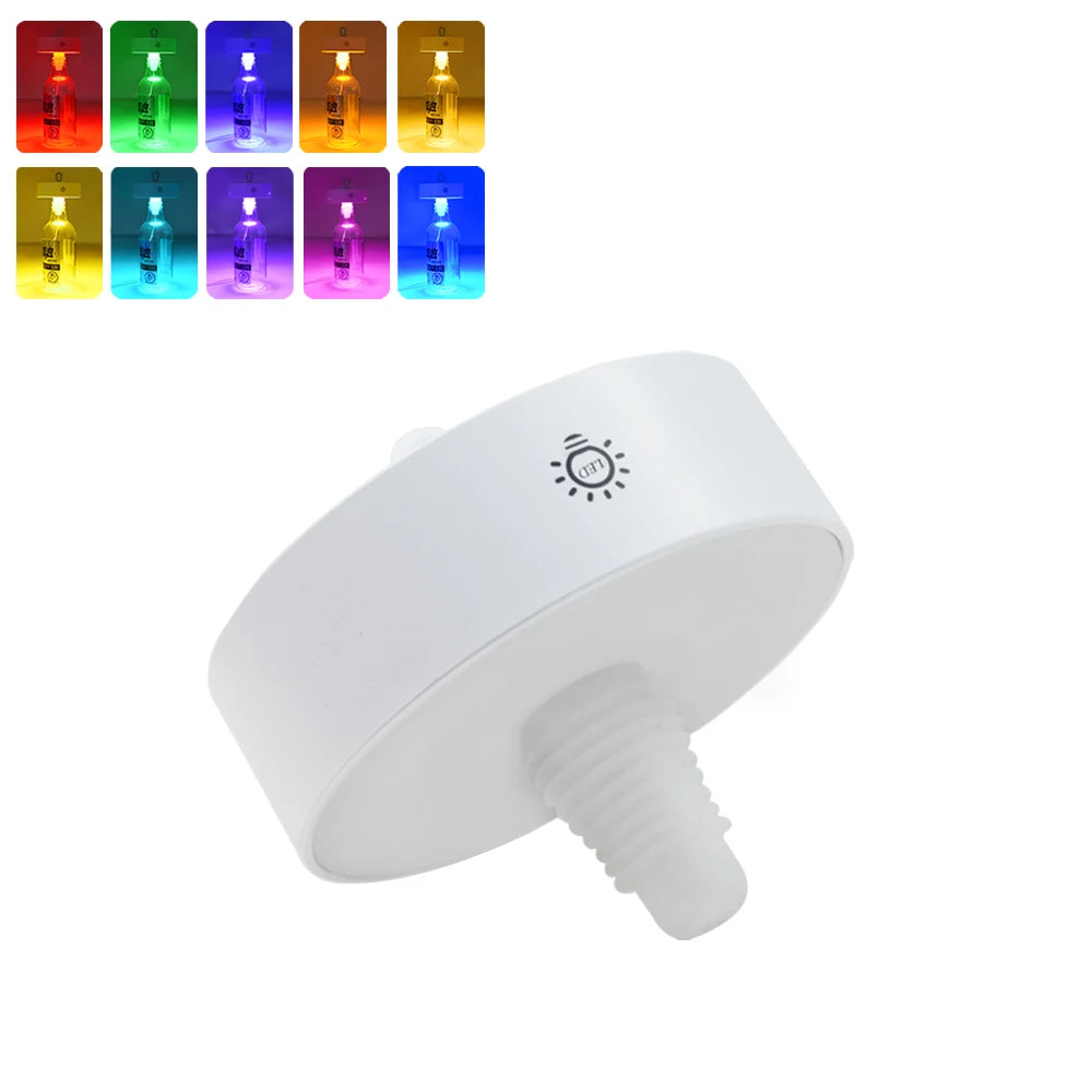 Wine Head Lamp Embedded Bar Restaurant Living Room RGB Dimming Decoration Wine Bottle Table Lamp Atmosphere Light Night Light