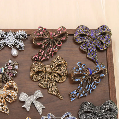 Baroque-Style Luxury Bow Brooch for Men and Women, Jewelry and Fashion Accessories, Perfect for Holidays and Parties
