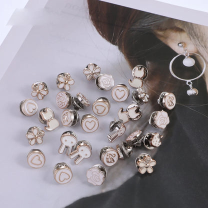 20pcs/Lot Button Brooch Prevent Accidental Exposure Buttons Brooch Badge Cufflinks Button Detachable Buttons Sewing Accessories