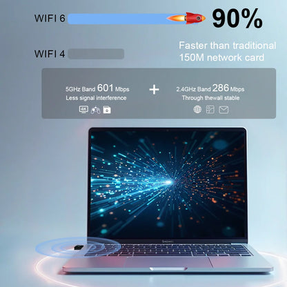 Bluetooth 5.3 AX900 Wifi 6 Adapter Mini USB WIFI 6 Dongle Network Card 2.4GHz Cle Wi-Fi Lan Adapter Driver Free PC Receiver