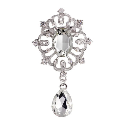 High fashion pins court vintage crystal brooch fashion pendant wedding women's brooch pin jewelry gifts