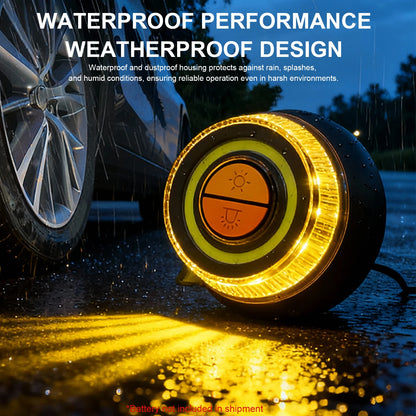 Universal V16 Car Warning Light LED Flashlight Emergency Light Yellow Light Traffic Strong Magnetic Induction for Vehicles