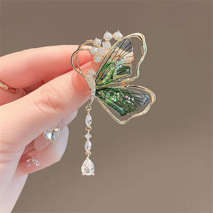 Lovely Birds Butterfly Bee Brooch For Women Pearl Rhinestone Trendy Animal Jewelry Coat Dress Lapel Pins Wedding Party Gifts