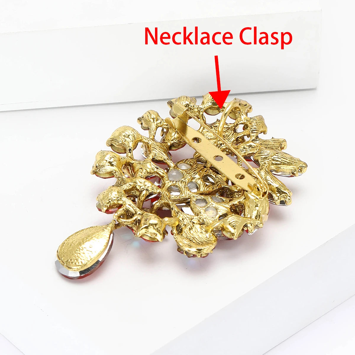 Beaut&Berry Vintage Crystal Glass Brooches for Women Unisex Rhinestone Pins Friends Party Gifts Banquet Jewellery Accessories